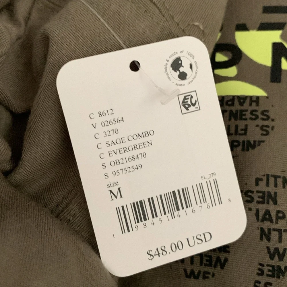 FP MOVEMENT Inspire Buti Logo Tee Sage NWT - Picture 10 of 13